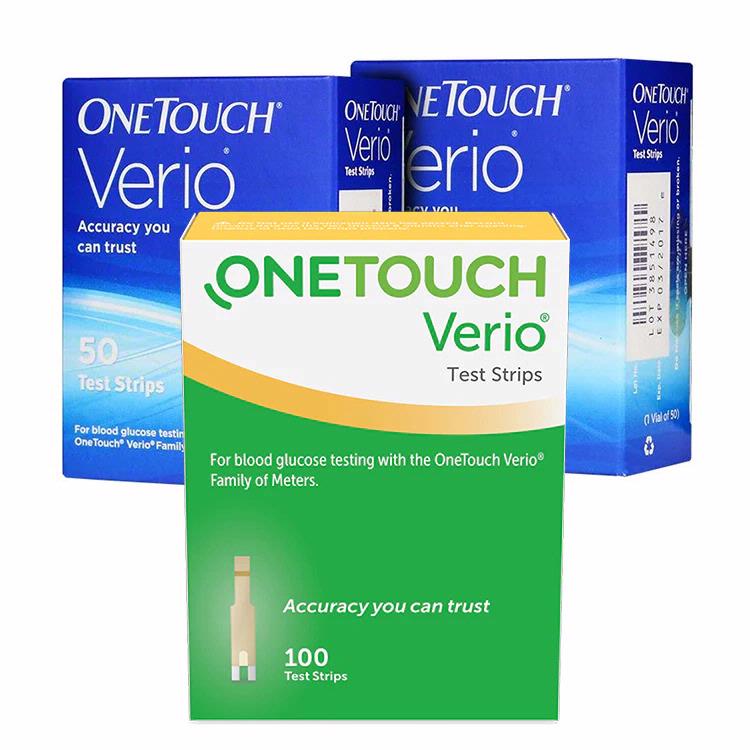 One Touch Verio 100 Count Strips By Lifescan